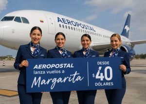 Aeropostal lanza vuelos a Margarita desde 40 dólares
