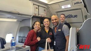 NTI Radio Latinoamérica agradece a JetBlue por su gran profesionalismo