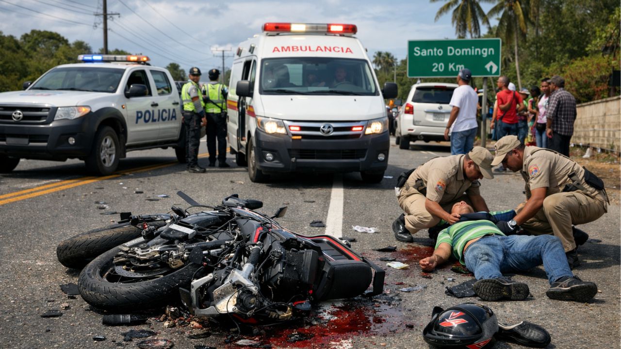 En RD se registran 414 muertes por accidentes en motos en lo que va de año En RD se registran 414 muertes por accidentes en motos en lo que va de año