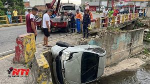 Accidente en la calle Rivas Dávila en La Victoria