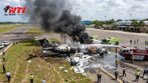 Se desploma un avión en la Romana