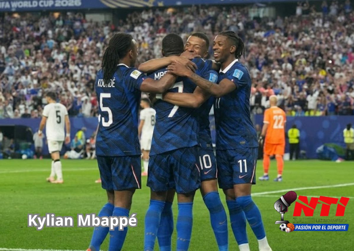 Francia venció 3-0 a Irak con doblete de Mbappé
