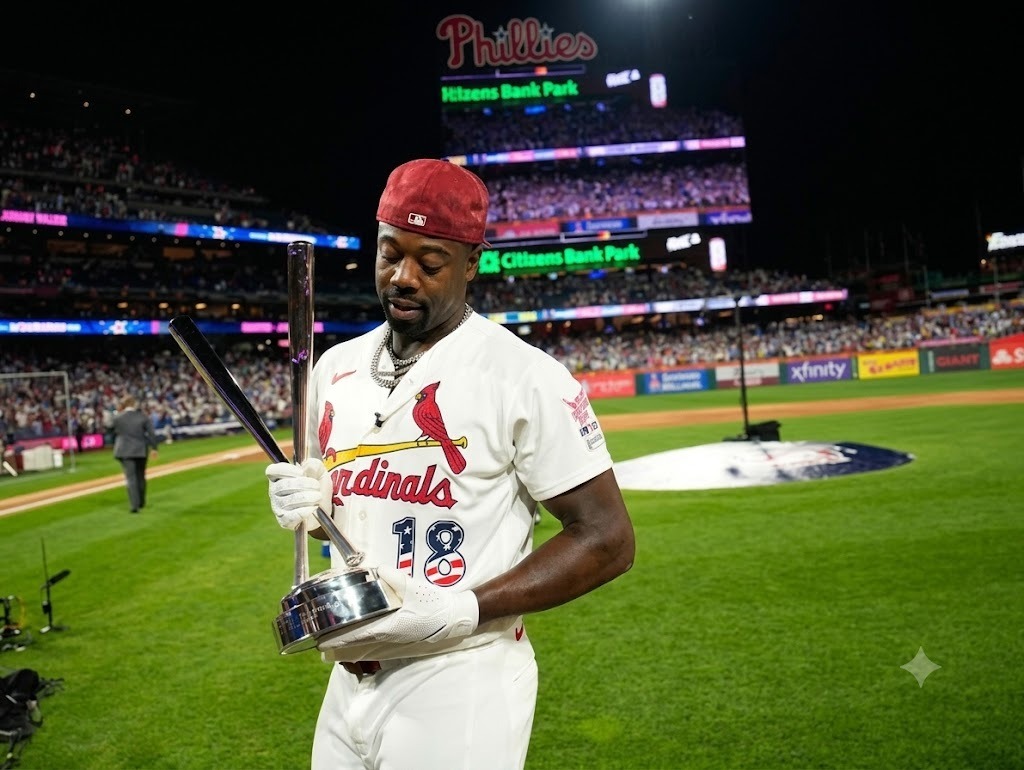 Jordan Walker se llevó el Home Run Derby en dramático final Jordan Walker se llevó el Home Run Derby en dramático final