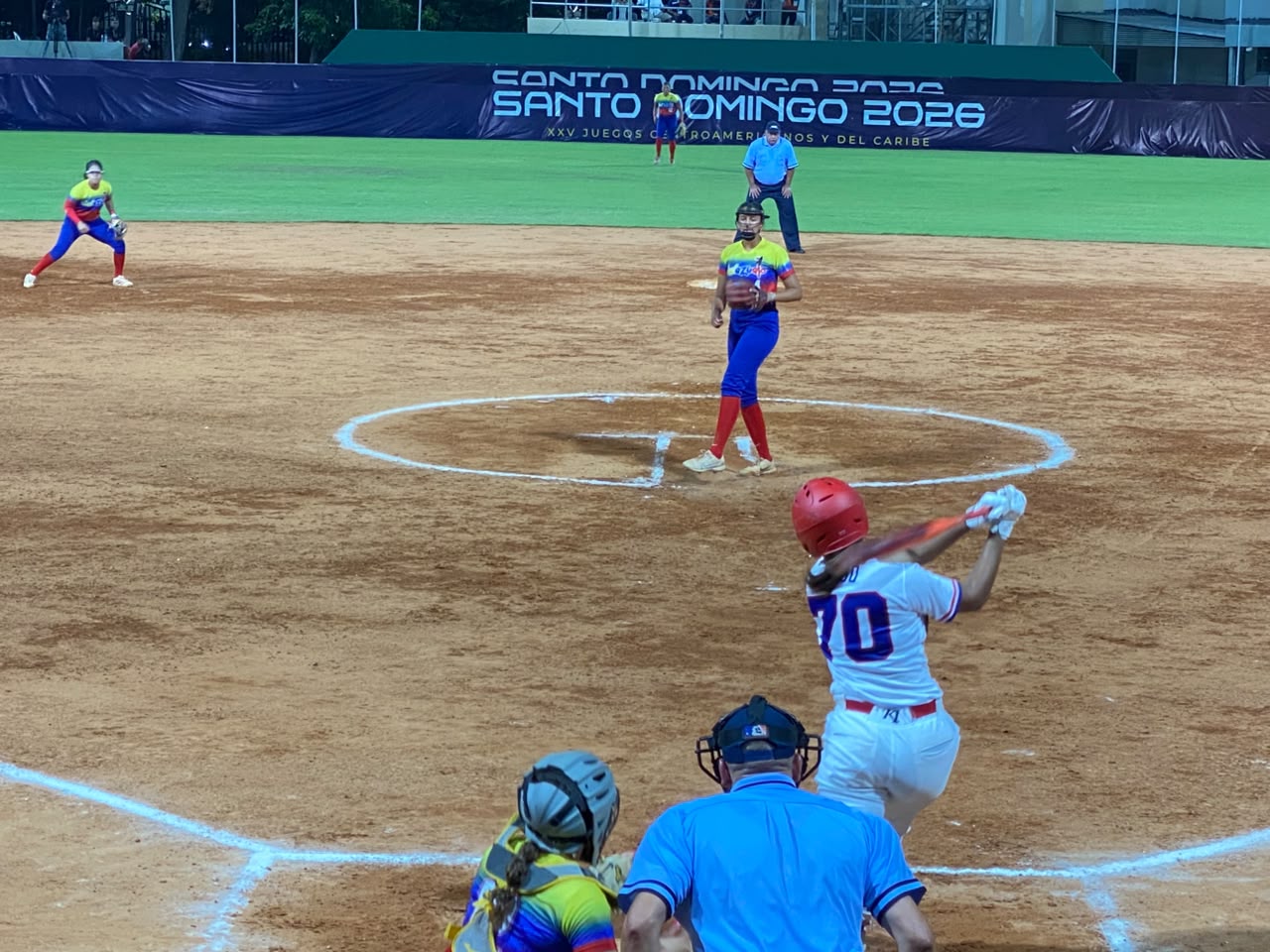 RD derrotó a Venezuela el domingo en el softball femenino