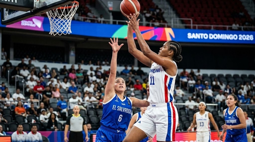 RD impone su ley en el baloncesto femenino tras vencer a El Salvador