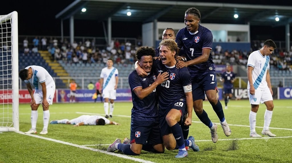 RD hace historia al vencer a Guatemala en el futbol masculino RD hace historia al vencer a Guatemala en el futbol masculino