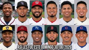 Así les fue a los venezolanos en la MLB el 30/08/26