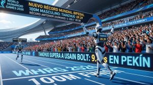 Robot humanoide supera el récord de Usain Bolt en los 100 metros