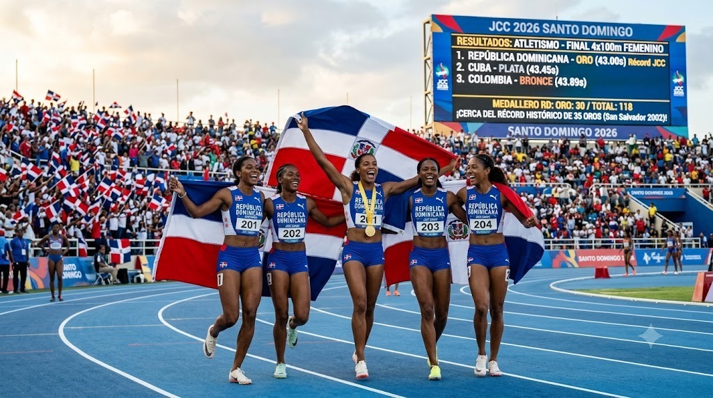 JCC2026: RD esta a solo 4 medallas de oro de su récord JCC2026: RD esta a solo 4 medallas de oro de su récord