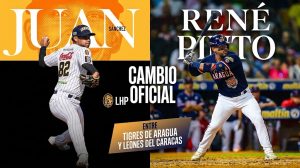 Cambio entre Leones del Caracas y Tigres de Aragua