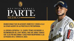 Brainer Bonaci es baja en Leones por accidente doméstico