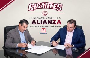 Gigantes del Cibao y Telemedios Canal 8 renuevan alianza de transmisión