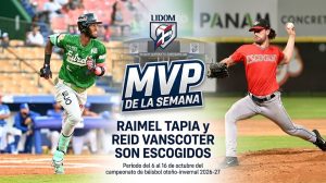 Raimel Tapia y Reid VanScoter son los jugadores de la semana